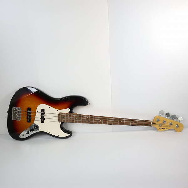 実際に弊社で買取させて頂いた★【難あり】BUSKERS/バスカーズ ジャズベース タイプ サンバースト エレキベース