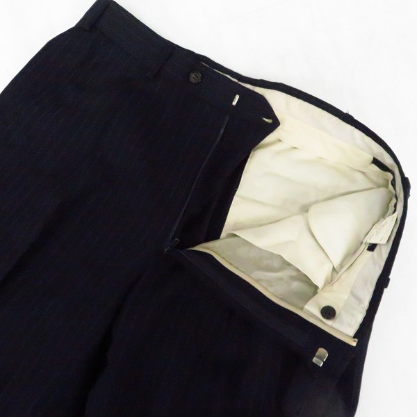 実際に弊社で買取させて頂いたBURBERRY LONDON/バーバリー ロンドン ストライプ柄スーツ ジャケット/パンツ セットアップスーツ/46 の画像 7枚目