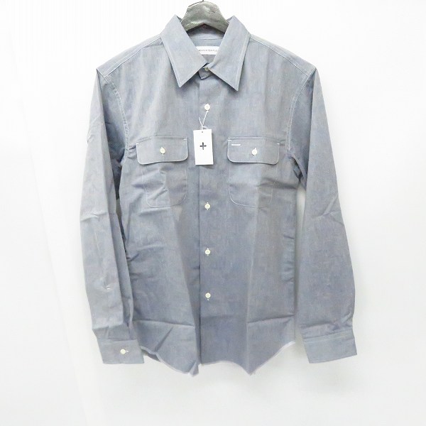 実際に弊社で買取させて頂いた【未使用】HEAD PORTER PLUS/ヘッドポータープラス ロングスリーブシャツ/L