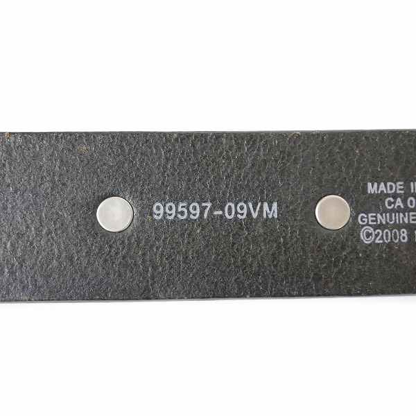 実際に弊社で買取させて頂いたHARLEY-DAVIDSON/ハーレーダビッドソン レザー ベルト サイズ34 99597-09VMの画像 3枚目