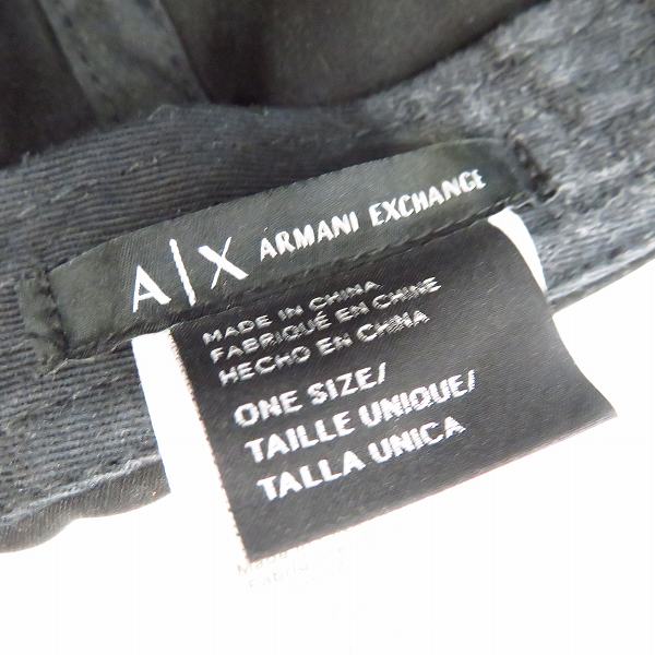 実際に弊社で買取させて頂いたARMANI EXCHANGE/アルマーニエクスチェンジ キャップ ブラック/ホワイト ONE SIZE 2点セットの画像 5枚目
