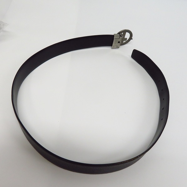 実際に弊社で買取させて頂いたGIORGIO ARMANI/ジョルジオアルマーニ ロゴレザーベルトの画像 6枚目