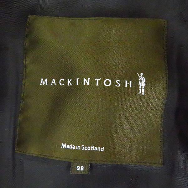 実際に弊社で買取させて頂いたMACKINTOSH/マッキントッシュ ウール  トレンチコート グレー系/38の画像 2枚目