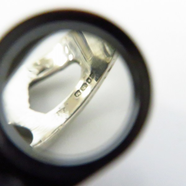 実際に弊社で買取させて頂いたCRAZY PIG/クレイジーピッグ カッタウェイ スカルリング 17号の画像 7枚目