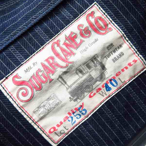 実際に弊社で買取させて頂いたSUGAR CANE/シュガーケーン トライプ ワークシャツ SC13255/Lの画像 2枚目