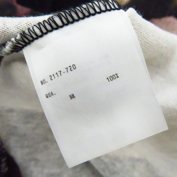 実際に弊社で買取させて頂いたLAD MUSICIAN/ラッドミュージシャン SUPER BIG T-SHIRT/フラワープリント スーパービッグTシャツ レッド系/2117-720の画像 3枚目