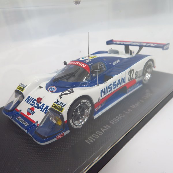 実際に弊社で買取させて頂いたEBBRO/エブロ 1/43スケール NISSAN/日産 R88C Le MAN's 1988 ミニカーの画像 1枚目