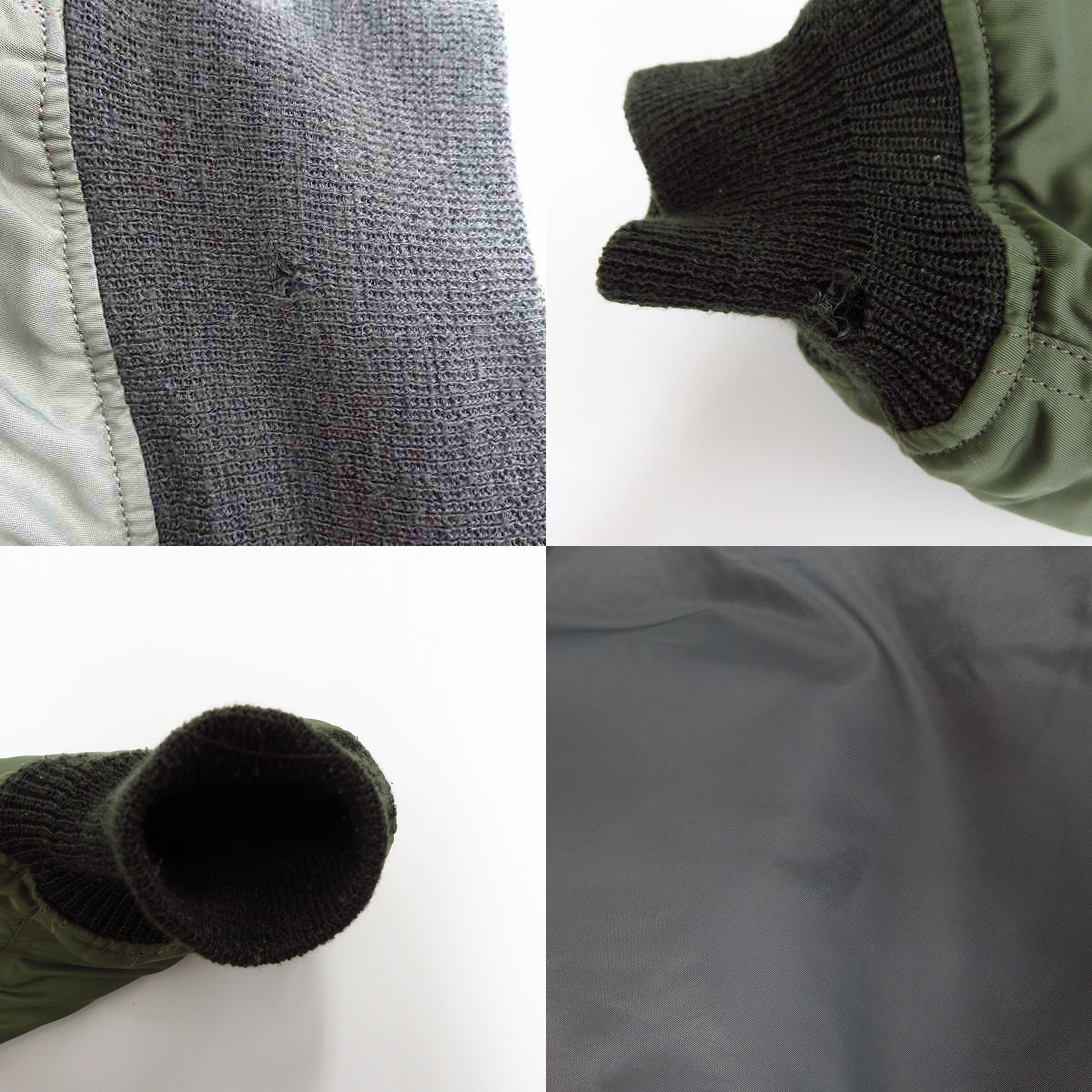 実際に弊社で買取させて頂いたBUZZ RICKSONS/バズリクソンズ MA-1フライトジャケット BR12281/Lの画像 6枚目