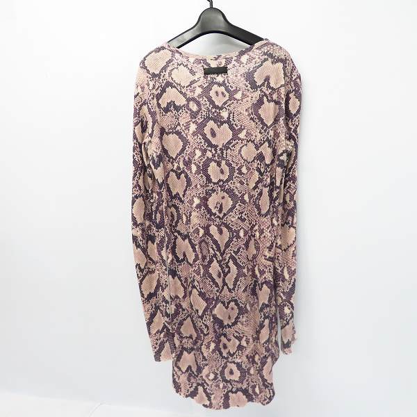 実際に弊社で買取させて頂いたIF SIX WAS NINE/イフシックスワズナイン  パイソン柄 カットソー 9801GY/1の画像 1枚目