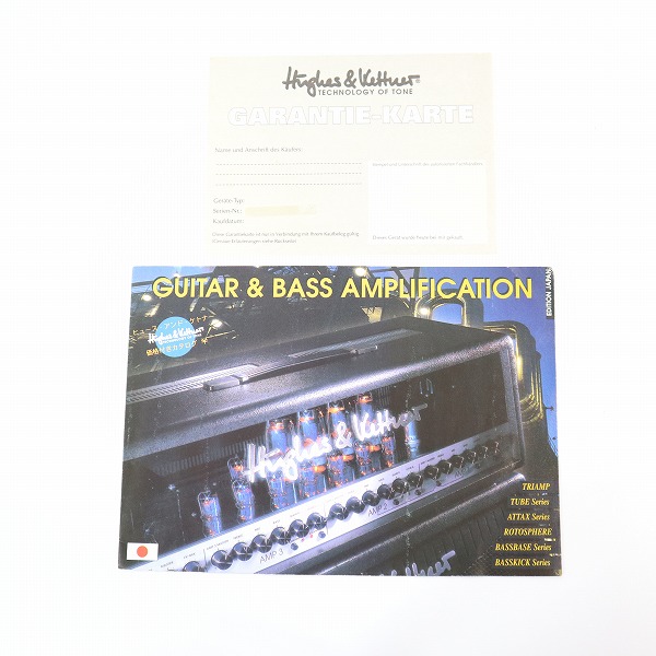 実際に弊社で買取させて頂いたHughes&Kettner/ヒュースアンドケトナー TUBE FACTOR 真空管搭載オーバードライブ エフェクター 動作確認済みの画像 8枚目