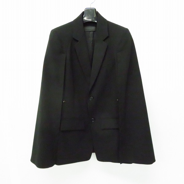 実際に弊社で買取させて頂いたDIESEL BLACK GOLD/ディーゼル ブラックゴールド ケープ マント風 デザイン ジップ付きテーラードジャケット 36