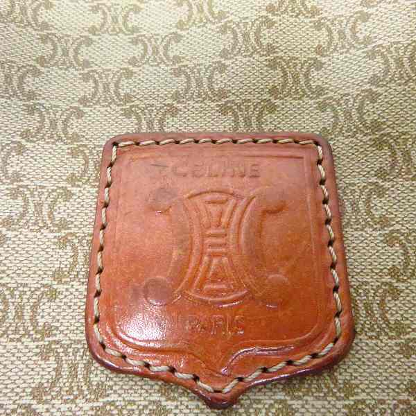 実際に弊社で買取させて頂いたCELINE/セリーヌ マカダム柄 オールド トートバッグの画像 4枚目