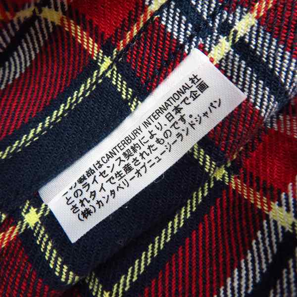 実際に弊社で買取させて頂いたCANTERBURY/カンタベリー Tシャツ/ラガーシャツ/ネルシャツ/ジャケット等 M/L 6点セットの画像 4枚目