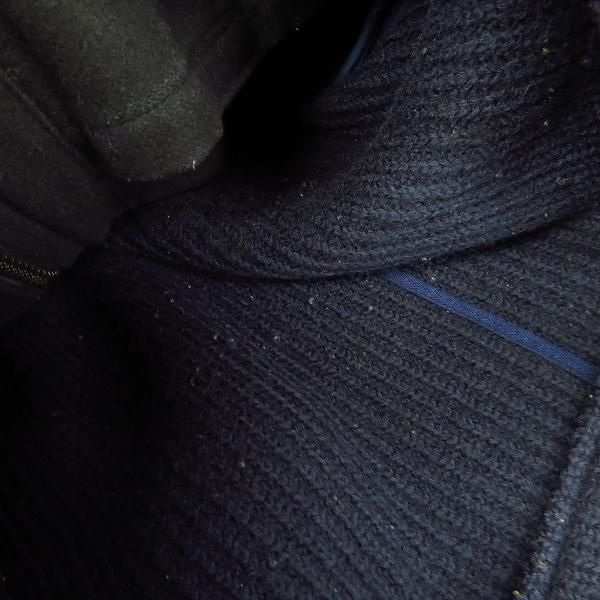 実際に弊社で買取させて頂いたBLUE BLUE/ブルーブルー 襟ボア ニットジップアップジャケット/2の画像 6枚目