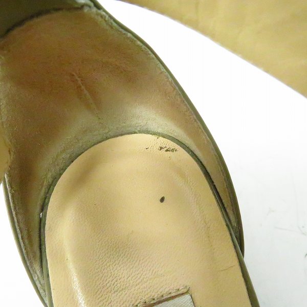 実際に弊社で買取させて頂いたJIMMY CHOO/ジミーチュウ エナメル ストラップサンダル/36の画像 7枚目