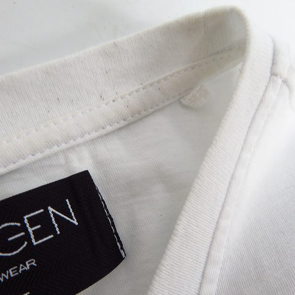 実際に弊社で買取させて頂いたHYDROGEN/ハイドロゲン スカルスタッズ 半袖 Tシャツ/カットソー/Mの画像 6枚目