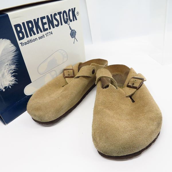実際に弊社で買取させて頂いたBIRKENSTOCK/ビルケンシュトック BOSTON/ボストン スエードレザー サンダル 060461/28