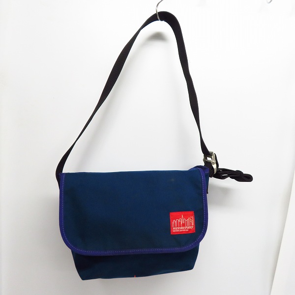 実際に弊社で買取させて頂いたManhattan Portage×BEAMS/マンハッタンポーテージ×ビームス メッセンジャー ショルダーバッグ ネイビーの画像 3枚目