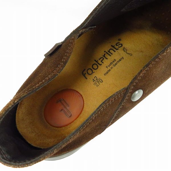 実際に弊社で買取させて頂いたBIRKENSTOCK/ビルケンシュトック FOOTPRINTS/フットプリンツ スエード ブーツ/27.0の画像 4枚目
