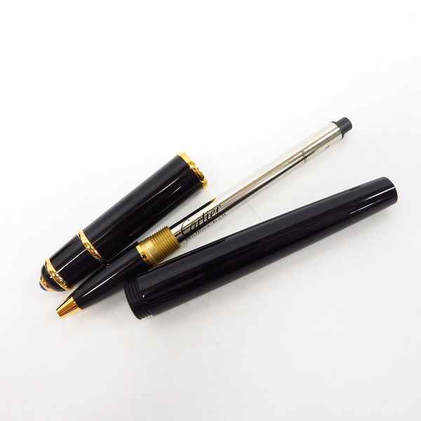 実際に弊社で買取させて頂いたCartier/カルティエ DIABOLO/ディアボロ ブラックコンポジット ボールペン 100045の画像 6枚目