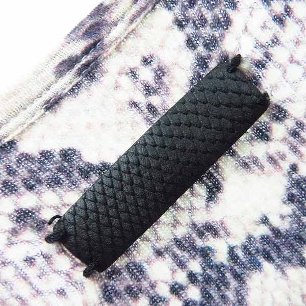 実際に弊社で買取させて頂いたIF SIX WAS NINE/イフシックスワズナイン  パイソン柄 カットソー 9801GY/1の画像 2枚目