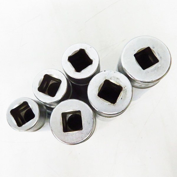 実際に弊社で買取させて頂いたSnap-on/スナップオン 1/2 差し込み 12角 ディープ ソケット SM17/19/21/23/24/27 6点セットの画像 5枚目