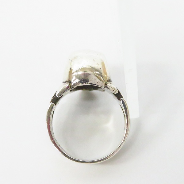 実際に弊社で買取させて頂いたCRAZY PIG/クレイジーピッグ カッタウェイ スカルリング 17号の画像 5枚目