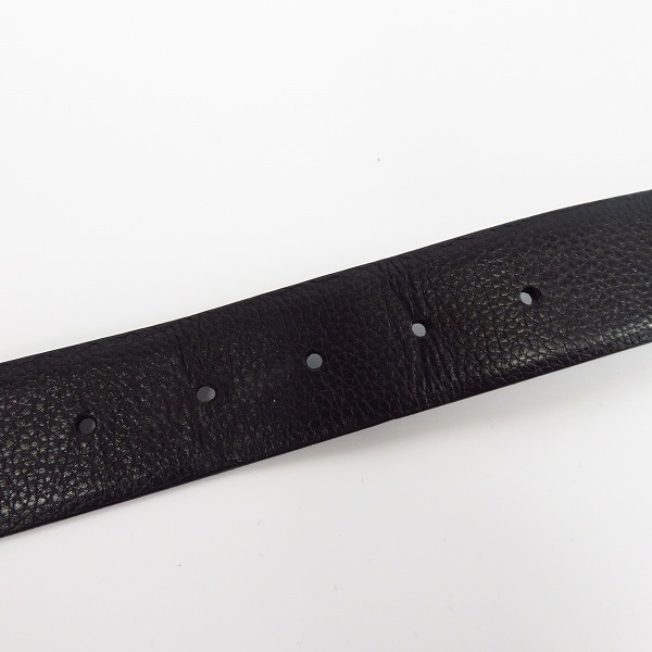 実際に弊社で買取させて頂いたGIORGIO ARMANI/ジョルジオアルマーニ ロゴレザーベルトの画像 5枚目