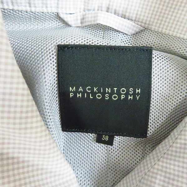 実際に弊社で買取させて頂いたMACKINTOSH PHILOSOPHY/マッキントッシュフィロソフィー ベスト/長袖 ポロシャツ/ジャケット 等 38-40/M 5点セットの画像 2枚目