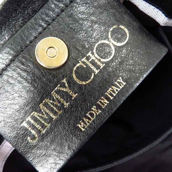 実際に弊社で買取させて頂いたJIMMY CHOO/ジミーチュウ スカーレット レオパード/スタッズ トートバッグの画像 4枚目