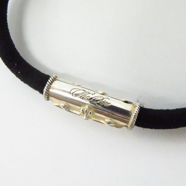 実際に弊社で買取させて頂いたBACKLASH/バックラッシュ The Line シルバー 925 ヘアーゴム/シューコード アクセ T-194の画像 2枚目