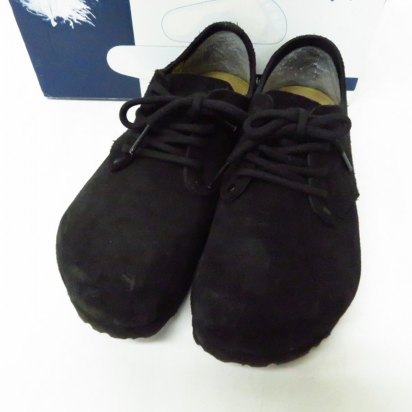 実際に弊社で買取させて頂いたBIRKENSTOCK/ビルケンシュトック メイン スウェード ブラック 672243/38