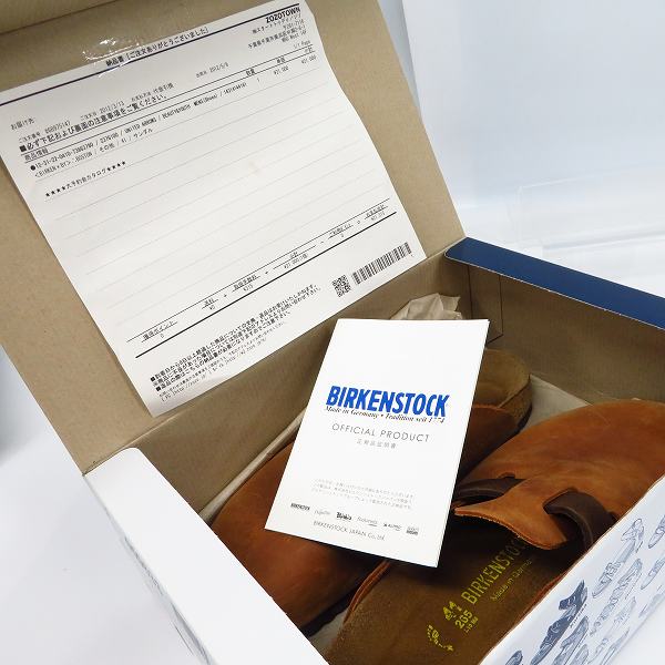実際に弊社で買取させて頂いたBIRKENSTOCK/ビルケンシュトック BIRKEN×BY BOSTON サンダル 14314144161/26.5の画像 7枚目