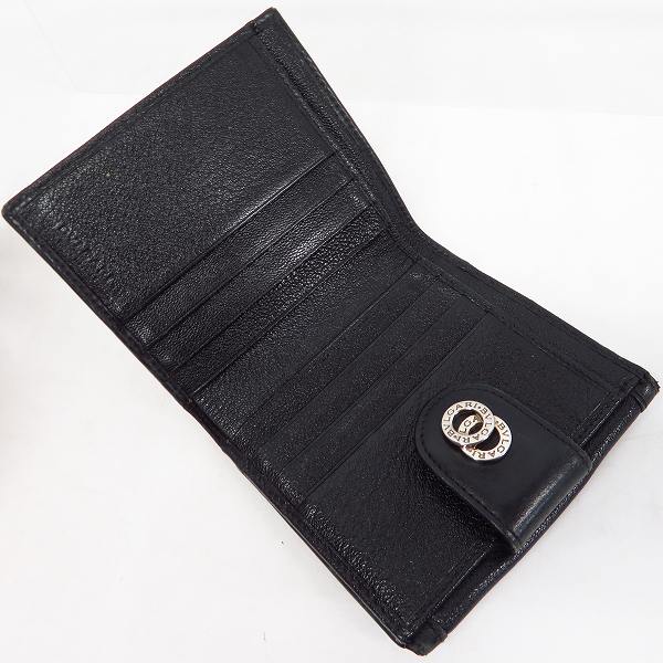 実際に弊社で買取させて頂いたBVLGARI/ブルガリ ロゴマーク 二つ折り レザー財布 の画像 4枚目