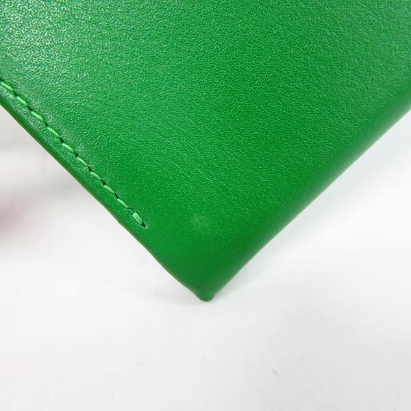 実際に弊社で買取させて頂いたBleu Bleuet/ブルーブルーエ レザーカードケース/パスケースの画像 6枚目