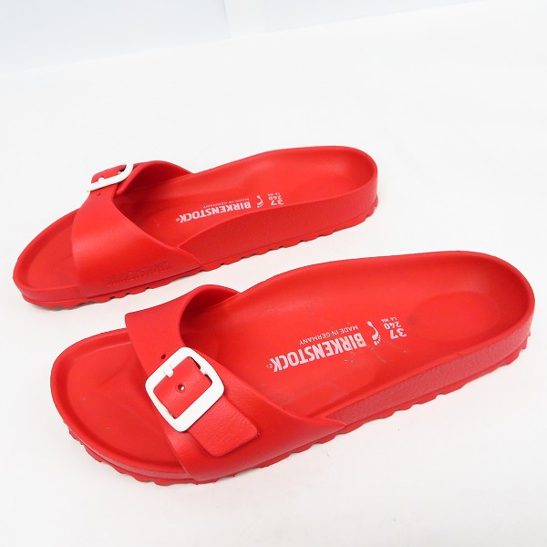 実際に弊社で買取させて頂いたBIRKENSTOCK/ビルケンシュトック サンダル レッド/赤 24.0の画像 3枚目