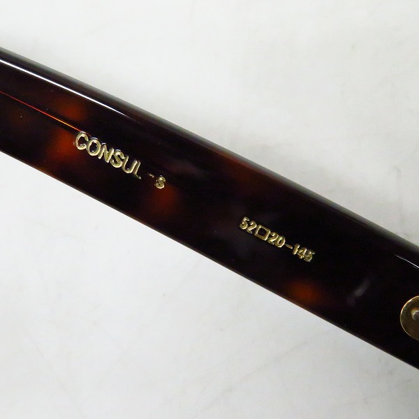 実際に弊社で買取させて頂いたOLIVER GOLDSMITH/オリバーゴールドスミス CONSUL-s サングラスの画像 3枚目