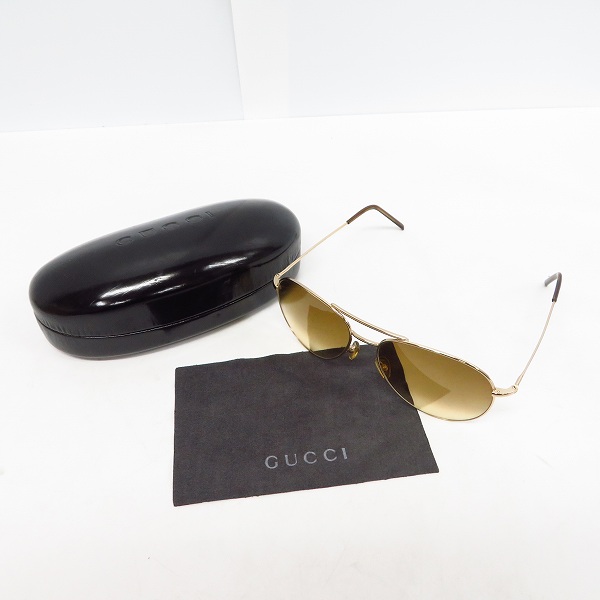 実際に弊社で買取させて頂いたGUCCI/グッチ サングラス ティアドロップ GG1287/N/S T5Sの画像 7枚目