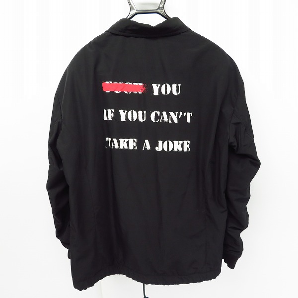 実際に弊社で買取させて頂いたDIET BUTCHER SLIM SKIN/ダイエットブッチャースリムスキン 17SS Coach jacket Joke/コーチジャケット/2の画像 1枚目