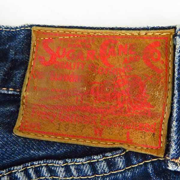 実際に弊社で買取させて頂いたSUGAR CANE/シュガーケーン 1947 ボタンフライ デニムパンツ/36の画像 3枚目