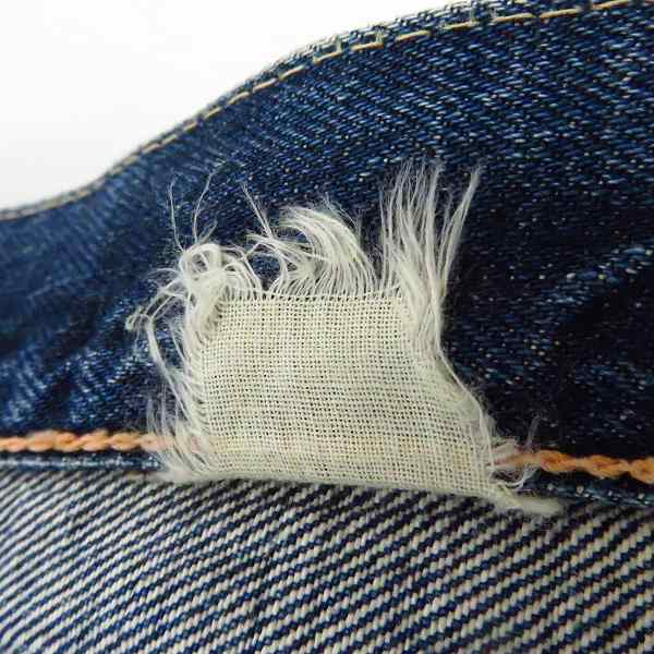 実際に弊社で買取させて頂いたSUGAR CANE/シュガーケーン 1947 ボタンフライ デニムパンツ/36の画像 4枚目