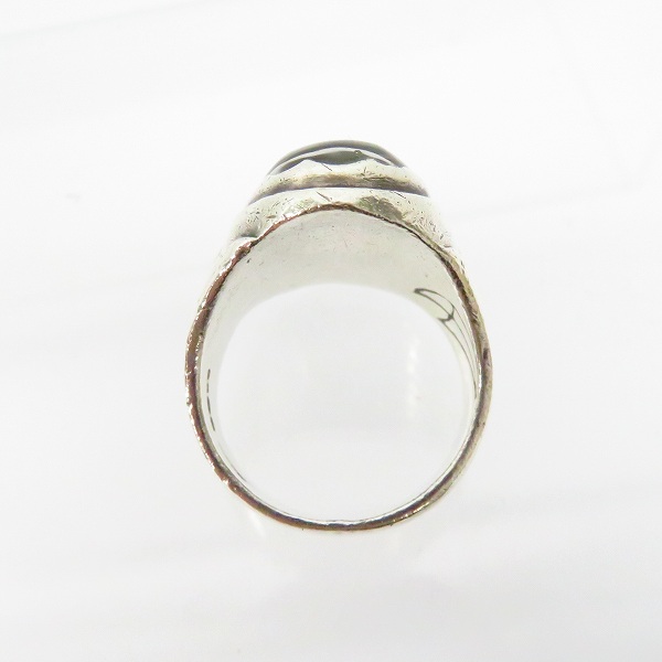 実際に弊社で買取させて頂いたCRAZY PIG/クレイジーピッグ CRYSTAL SKULL/クリスタル スカル リング 20号の画像 6枚目