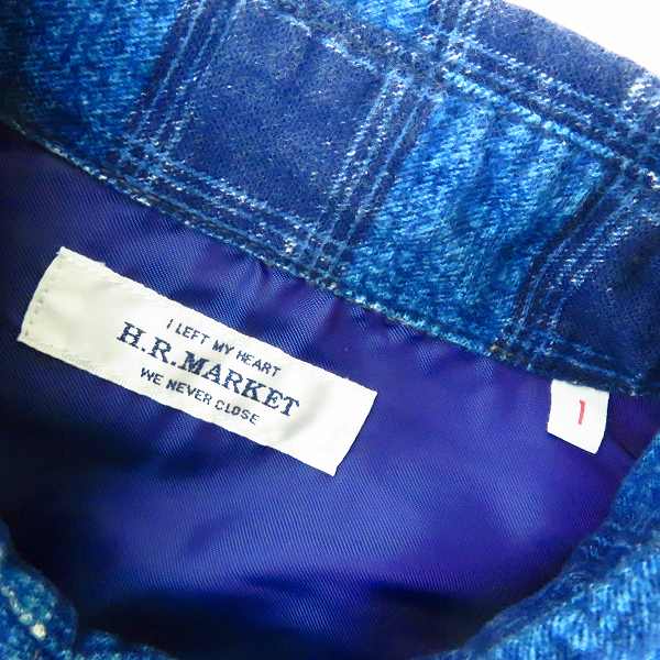 実際に弊社で買取させて頂いたBLUE BLUE/ブルーブルー HR MARKET/ハリウッドランチマーケット ウエスタンシャツ/2/1/2点セットの画像 3枚目