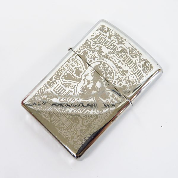 実際に弊社で買取させて頂いたZIPPO/ジッポー HARLEY-DAVIDSON/ハーレーダビッドソン スカル 2011年製