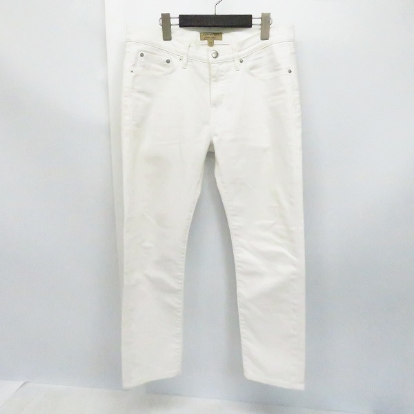 実際に弊社で買取させて頂いたBURBERRY London England/バーバリー ホワイトデニムパンツ/32