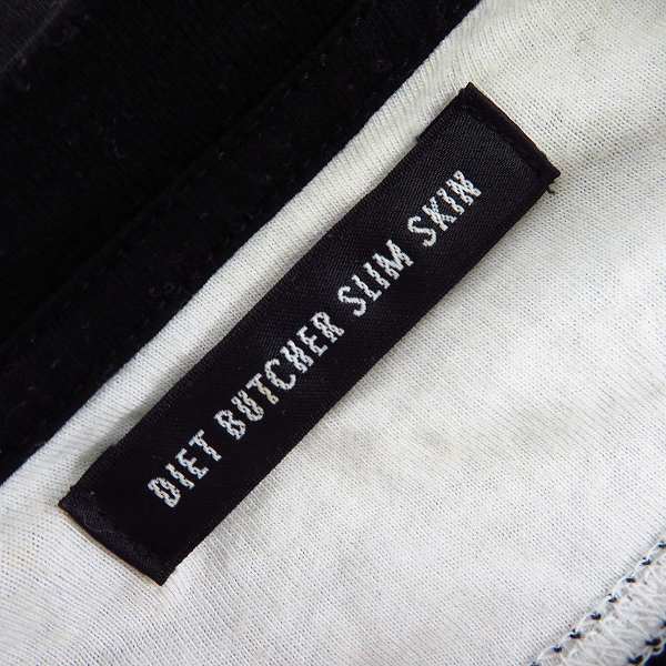 実際に弊社で買取させて頂いたDIET BUTCHER SLIM SKIN/ダイエットブッチャースリムスキン 半袖 ビッグTシャツの画像 2枚目