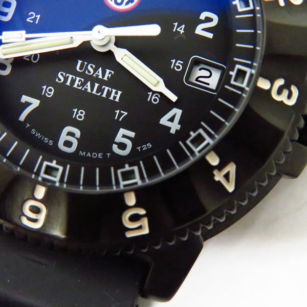 実際に弊社で買取させて頂いたLUMINOX/ルミノックス F-117 NIGHT HAWK/ナイトホーク 腕時計 3400-200【動作未確認】の画像 4枚目