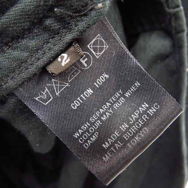 実際に弊社で買取させて頂いたDIET BUTCHER SLIM SKIN/ダイエットブッチャースリムスキン ロングシャツ/2の画像 3枚目