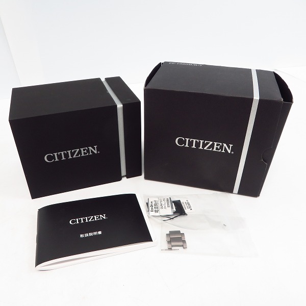 実際に弊社で買取させて頂いたCITIZEN/シチズン PROMASTER/プロマスター エコドライブ チタン 電波ソーラー腕時計 PMD56-2952の画像 6枚目
