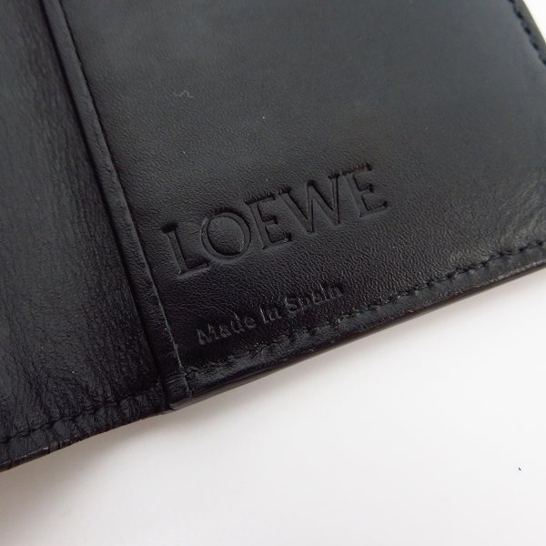 実際に弊社で買取させて頂いたLOEWE/ロエベ レザー カードケースの画像 4枚目